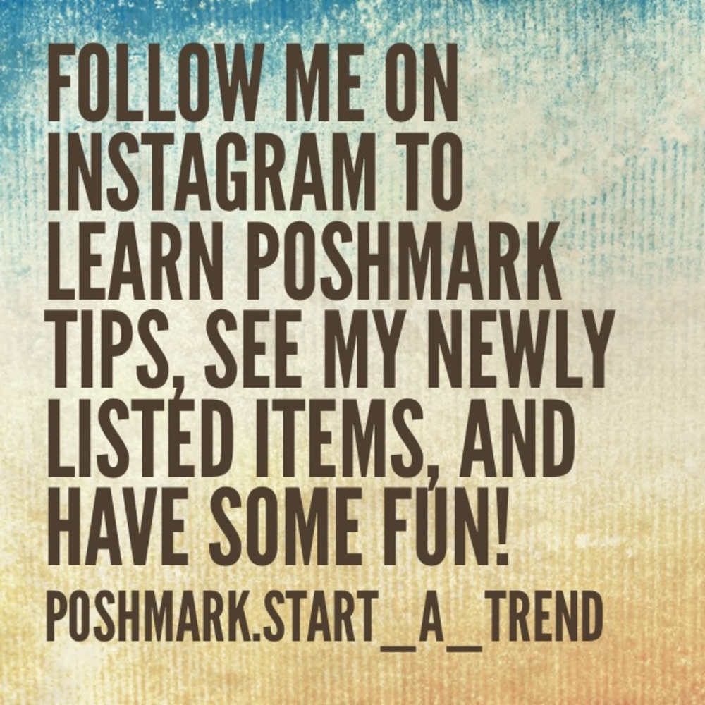 Follow me on Instagram